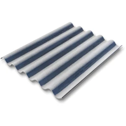 Eternit Plaque De Couverture Plaque Ondulée 5 Ondes En Fibres Ciment - Teinte Naturelle - 0,92 X 1,52M