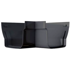 Accessoires Gouttières Angle Intérieur MEP RVAIP Pour Gouttière La Réversible - PVC Anthracite