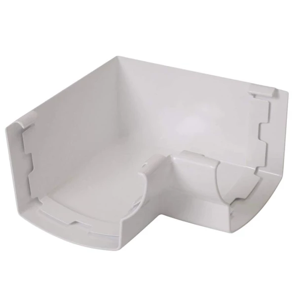 Accessoires Gouttières Angle Intérieur Nicoll Pour Gouttière - Angle 90° - Longueur 169 Mm - À Coller - Techtan - Blanc