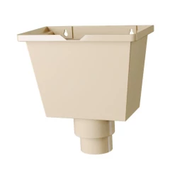 Accessoires Descentes Boîte à Eau MEP 810BX Pour Tuyaux 80 Et 100 Mm - PVC Sable