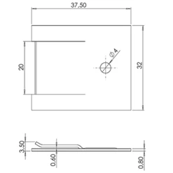 Mep Planches De Rive Et Lambris Clip Inox Pour Fixation Lambris PVC - Boite De 100 Pièces