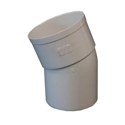 Accessoires Descentes Coude Mâle-femelle à 20° MEP 820C Pour Tuyau De 80 Mm - PVC Gris