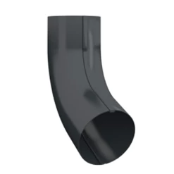 Accessoires Descentes Coude De Descente à 70° Lindab Pour Tuyau De 87MM - Gris Anthracite RAL 7016