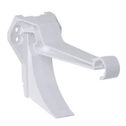 Accessoires Gouttières Crochet Invisible Nicoll Pour Gouttière Demi-ronde - Développé De 25 - À Visser - Techtan - Blanc