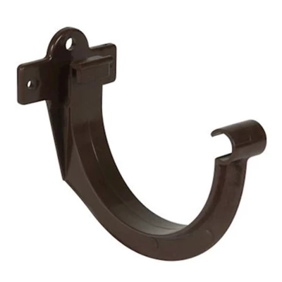 Accessoires Gouttières Crochet Bandeau Nicoll Pour Gouttière Demi-ronde - Longueur 24 Mm - Largeur 140 Mm - Techtan - Marron – Image 2