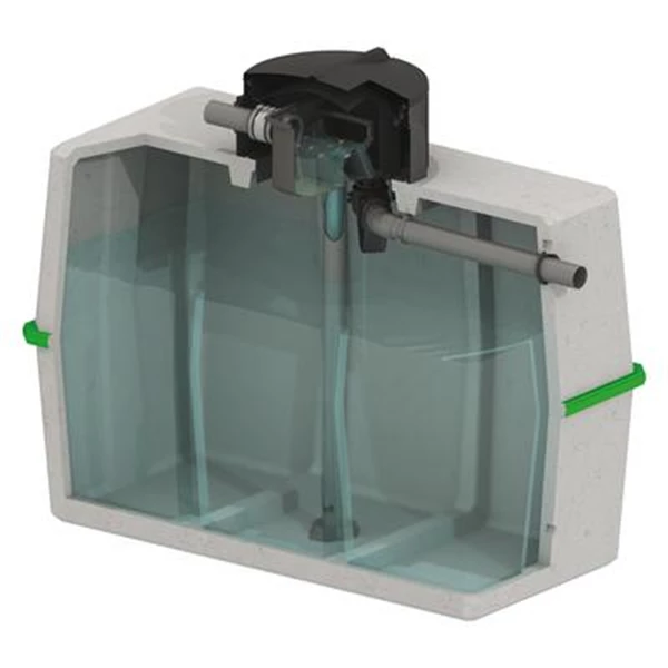 Sebico Récupérateur D'eau De Pluie Cuve De Stockage D'eau En Béton Avec Filtration