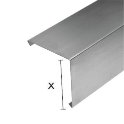 Rheinzink Divers Faîtage Simple à Pince En Zinc