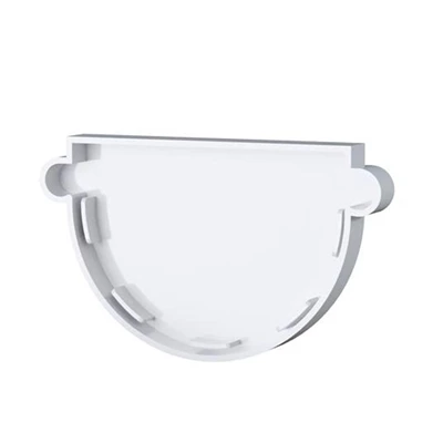 Accessoires Gouttières Fond De Gouttière MEP 25FGU Pour Gouttière GD25 - PVC Blanc