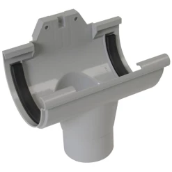 Accessoires Gouttières Naissance à Joint Nicoll NC25 - Tube De 80 Mm - Gris