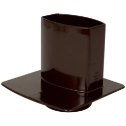Accessoires Descentes Pied De Chute Nicoll Pour Tube 90 X 56 Mm - Marron