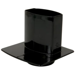 Accessoires Descentes Pied De Chute Nicoll Pour Tube 90 X 56 Mm - Noir