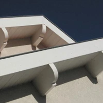 Mep Planches De Rive Et Lambris Planche De Rive PVC Cellulaire RIVECEL® L9 Retour Droit En L Blanc L.5M 20CMx9MM