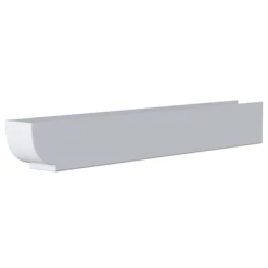 Planches De Rive Et Lambris Protège-chevron MEP PC680B Blanc - 65 X 80 X 600MM