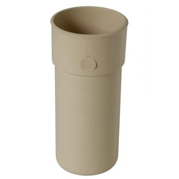 Nicoll Accessoires Descentes Manchette Mâle/femelle Pour Tube De Descente Cylindrique Ø 80 - Sable