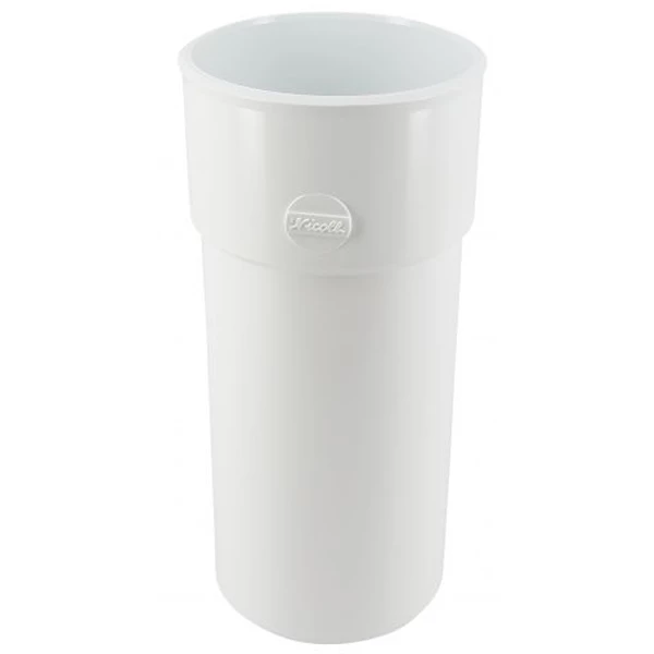 Nicoll Accessoires Descentes Manchette Mâle/femelle Pour Tube De Descente Cylindrique Ø 80 - Blanc