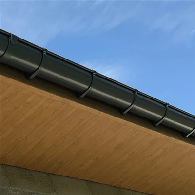 Accessoires Gouttières Naissance De Gouttière De Développé 333MM Lindab Pour Descente De 100 Mm - Gris Anthracite RAL 7016 – Image 5