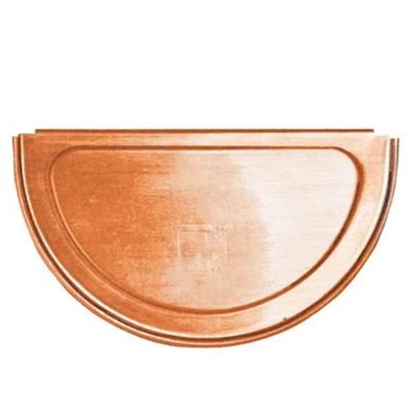 VM Zinc Accessoires Gouttières Talon Symétrique En Cuivre 1/2 Rond