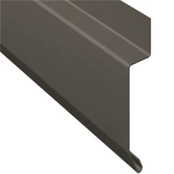 Rheinzink Noue - Solin Bande De Solin à Biseau Zinc GRANUM BASALTE - Dév. 100 Mm - Ép. 0,65 Mm - Long. 2 Ml