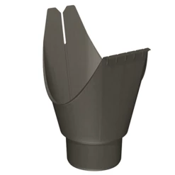 Rheinzink Accessoires Gouttières Naissance Agrafable Pour Gouttière Zinc 1/2 Ronde GRANUM BASALTE Boudin 14 - Dév.25 Demi Ronde - Diam. 80 Mm