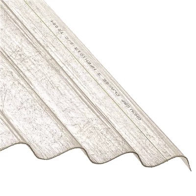 Onduline Plaque De Couverture Plaque Ondulée Transparente ONDUCLAIR PLR Polyester - PST - 1,65x1,00M ép.1,20MM – Image 2