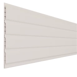 Mep Planches De Rive Et Lambris Lambris Alvéolaire Plancreux SE En PVC Pour L'extérieur - Blanc - 4Mx25CM ép.10MM