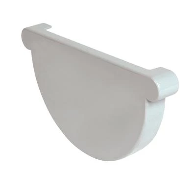 Accessoires Gouttières Fond De Gouttière Demi-ronde Nicoll - Développé 33 Cm- Longueur 26 Mm - Droite/Gauche - Techtan - Sable – Image 2